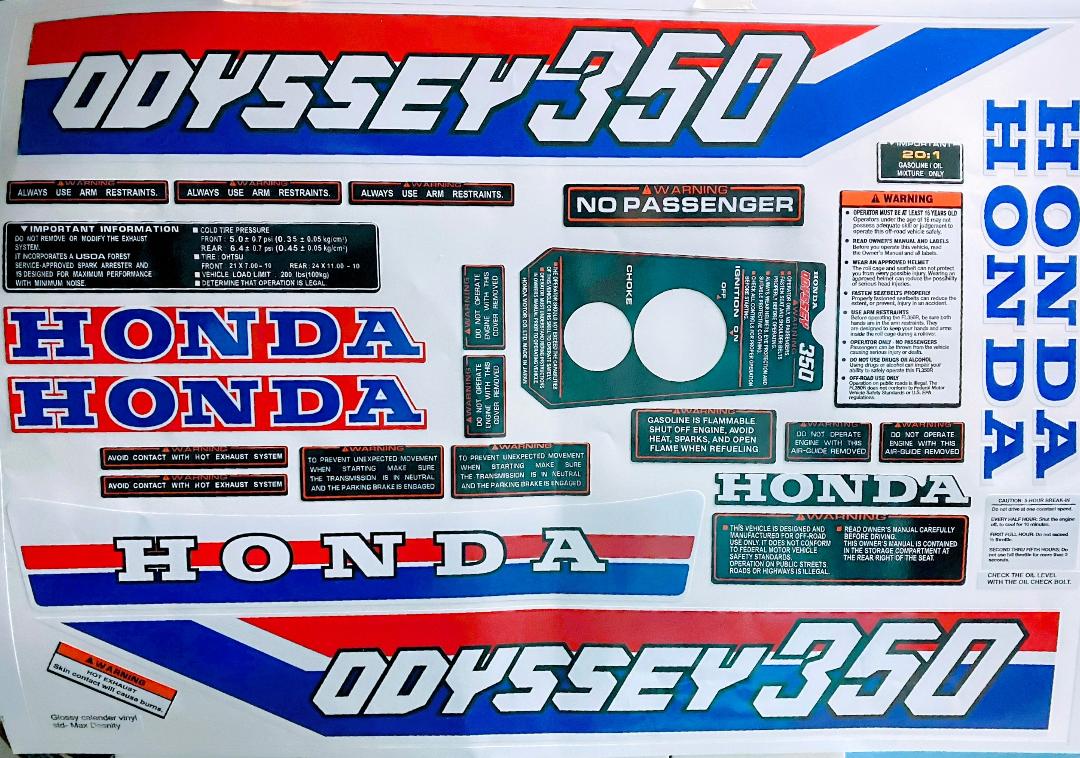 All Powersports Drivetrain Front Wheel Bearings & Seals Kit For Honda FL350R Odyssey (1985)